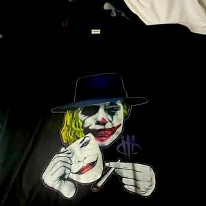 Classic joker two face shirt only worn once great condition